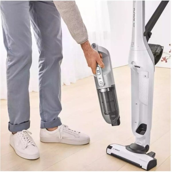 Bosch Series 4 Flexxo Gen2 23Vmax Rechargeable Vacuum Cleaner  - White (BCH3P2301)