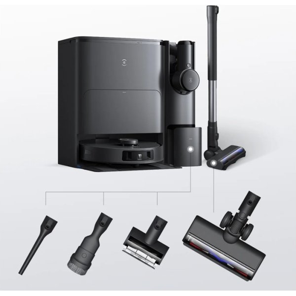 Ecovacs Deebot T30S Combo All-in-one Robotic Vacuum Cleaner - Black