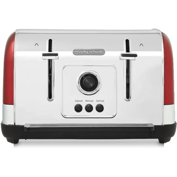 Morphy Richards 240133 Venture 4-Slice Toaster - Red