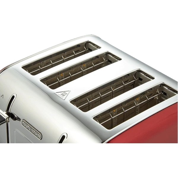 Morphy Richards 240133 Venture 4-Slice Toaster - Red