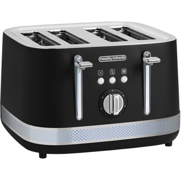 Morphy Richards Illumination 4 Slice Toaster - Black (248020)