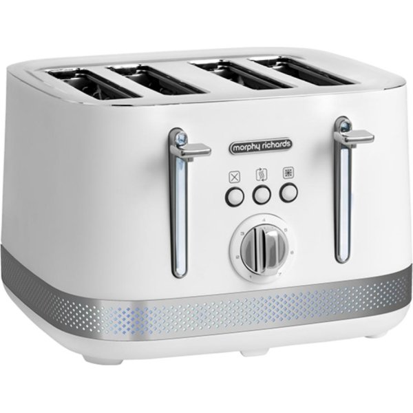 Morphy Richards Illumination 4 Slice Toaster - White (248021)