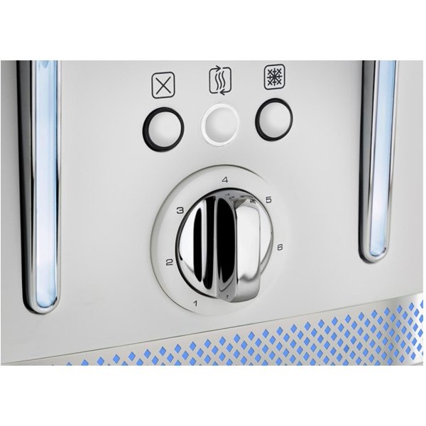 Morphy Richards Illumination 4 Slice Toaster - White (248021)