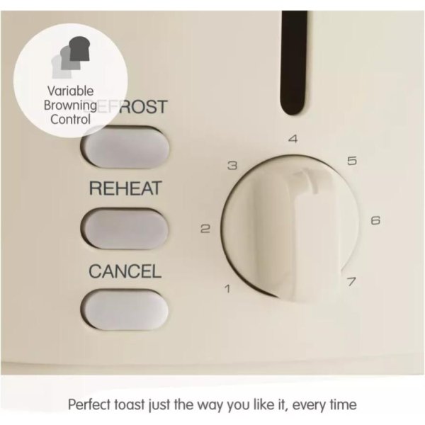 Morphy Richards Equip 2 Slice Toaster - Cream (222065)