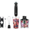 Handheld Hand Blender 1000W Immersion Blender Mixer with Attachments: Stainless Steel Blade With 6 in 1 Hand Blender